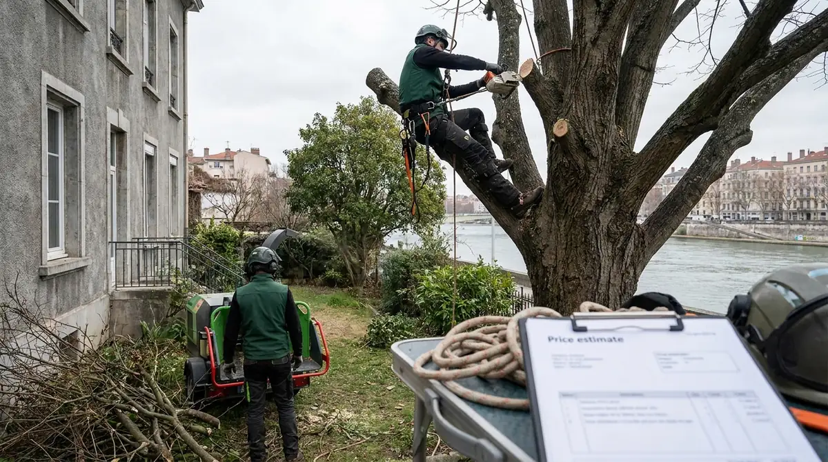 Prix élagage arbre : tarifs et facteurs de coût (Rhône)