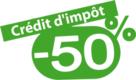 Crédit d'impôt -50 %